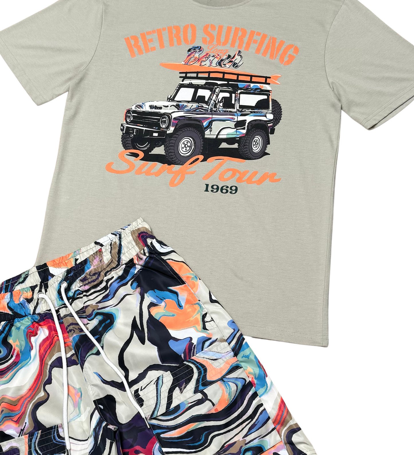 Surf tour tshirt short set