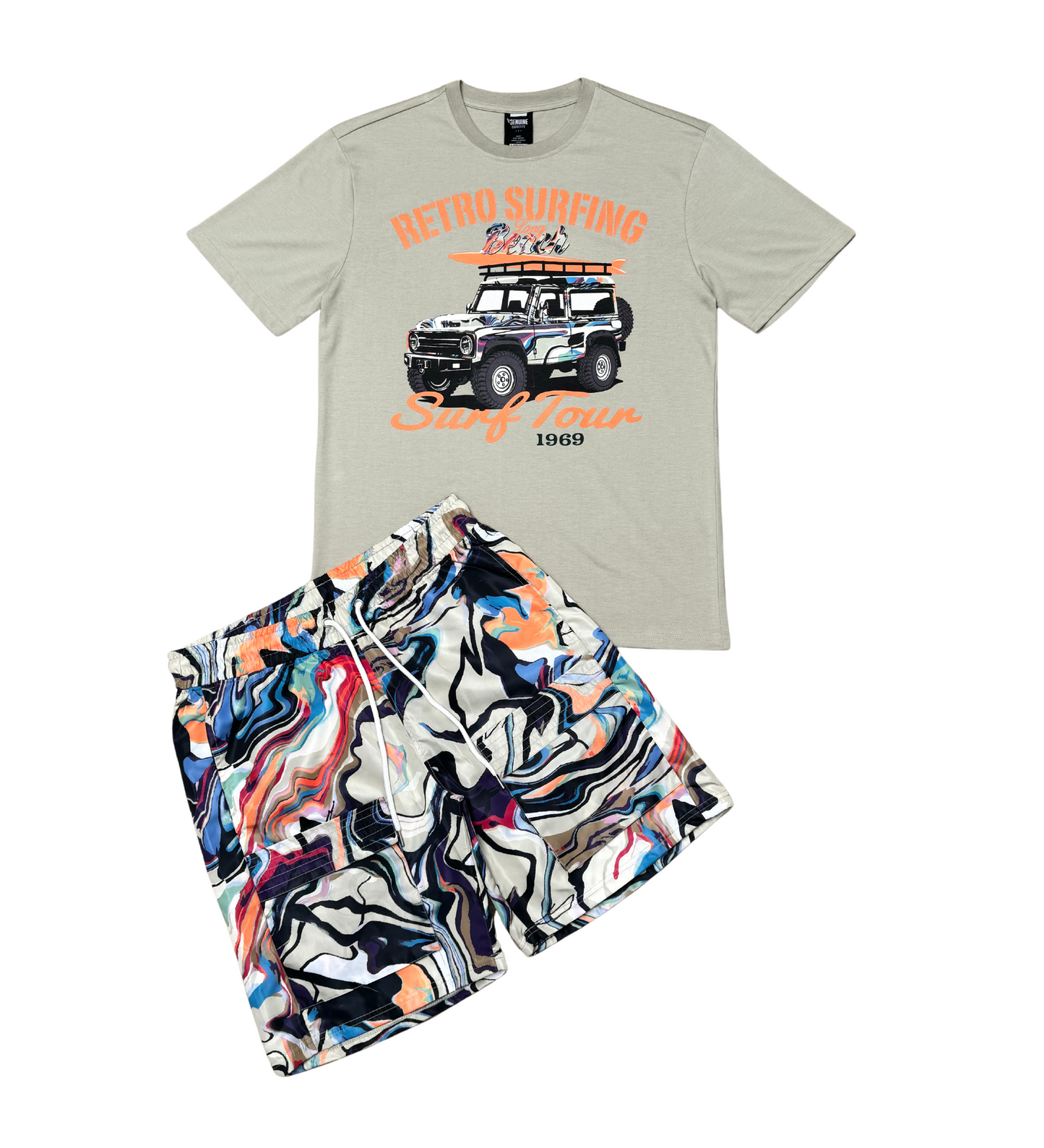 Surf tour tshirt short set