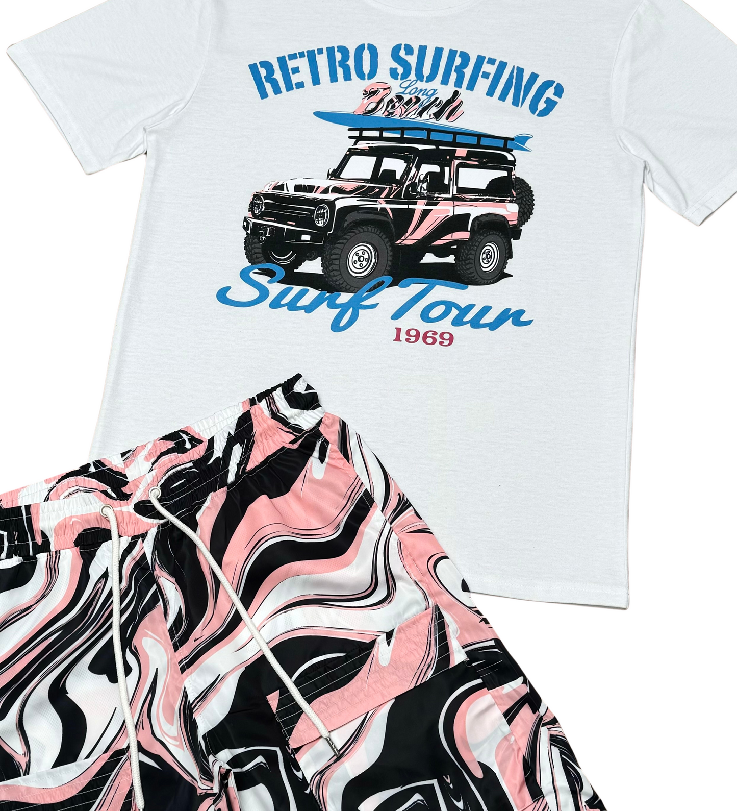 Surf tour tshirt short set