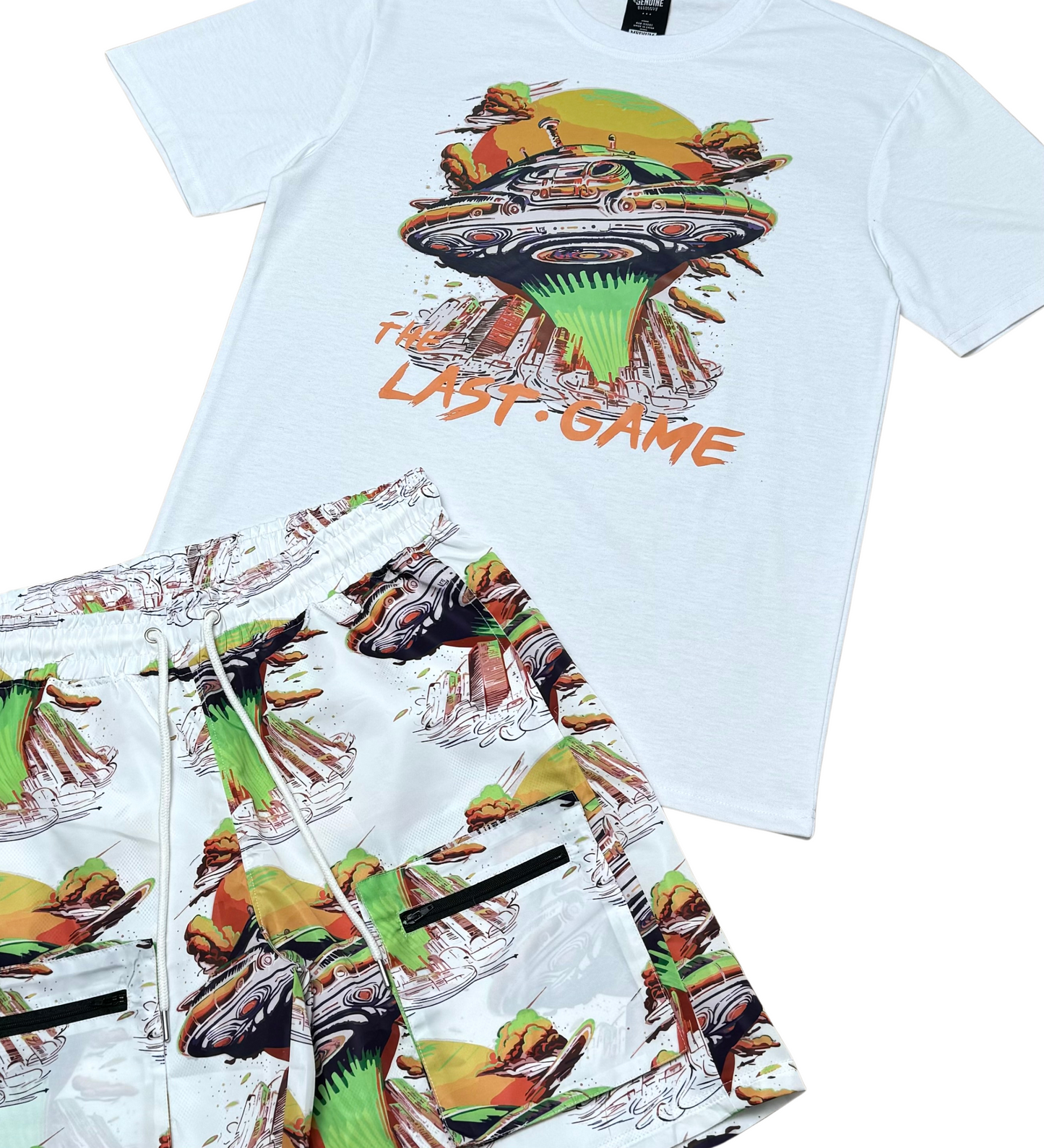 Last game tshirt short set