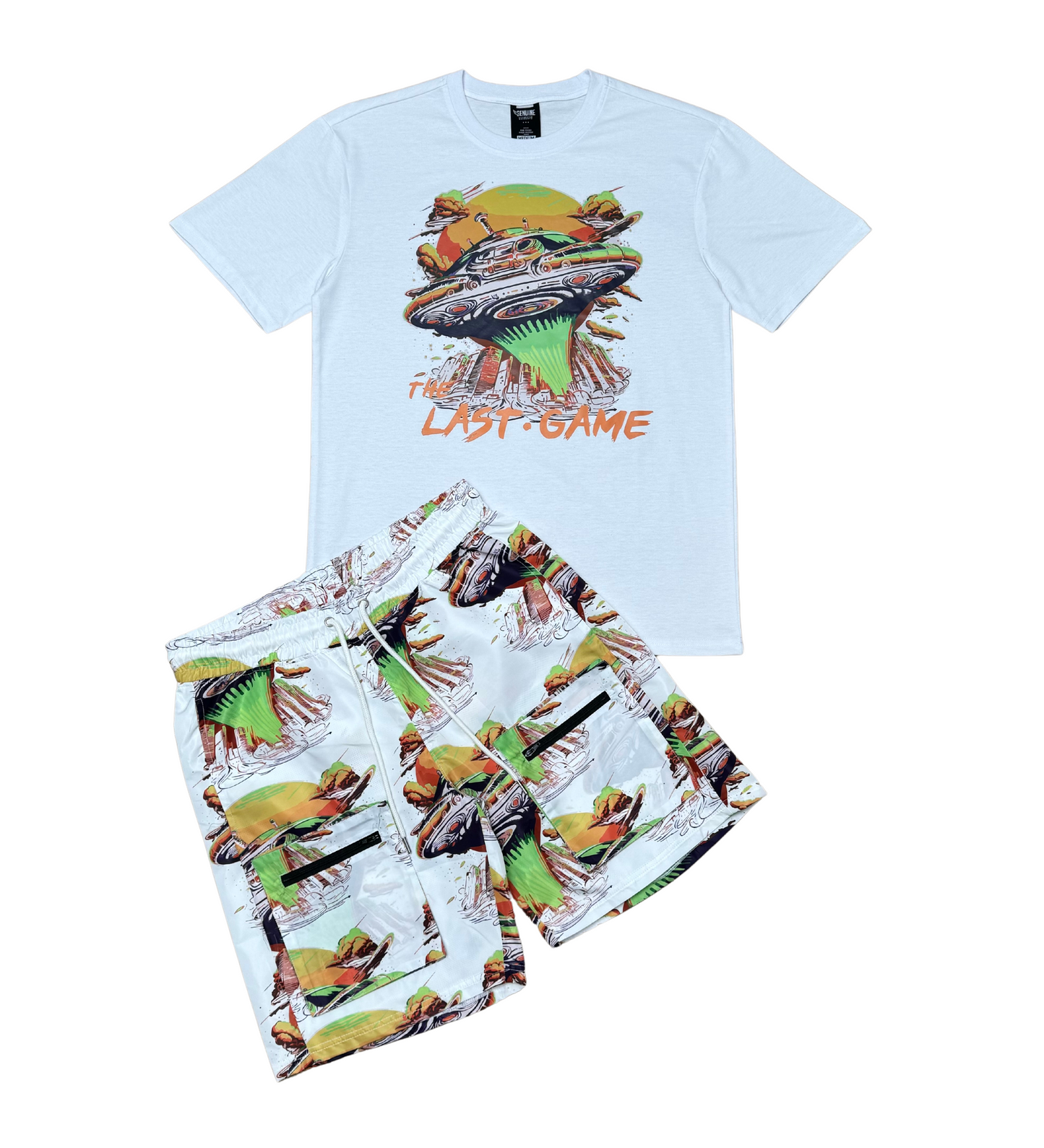 Last game tshirt short set
