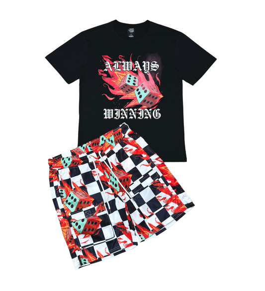 Always winning tshirt short set
