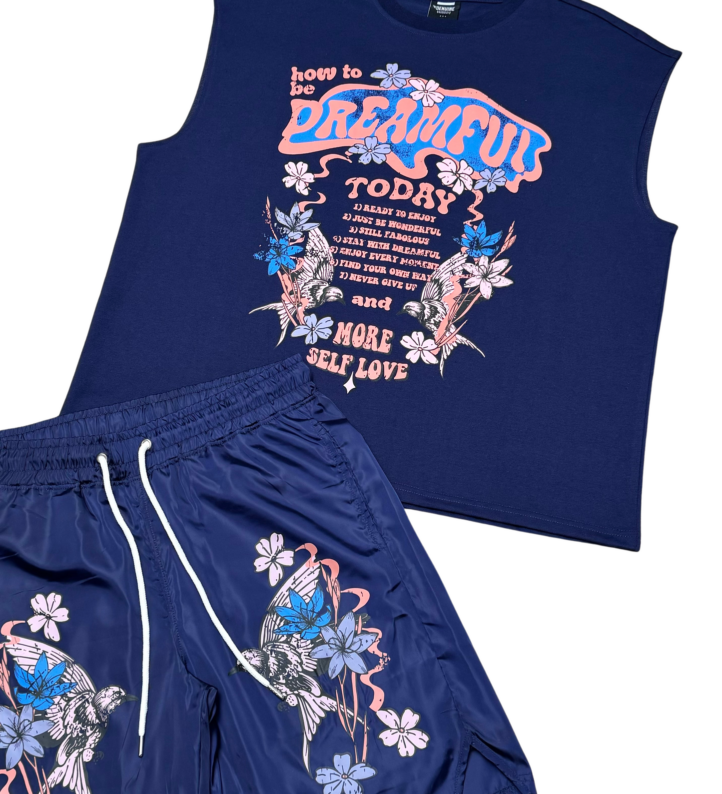 Dreamful sleeveless top short set
