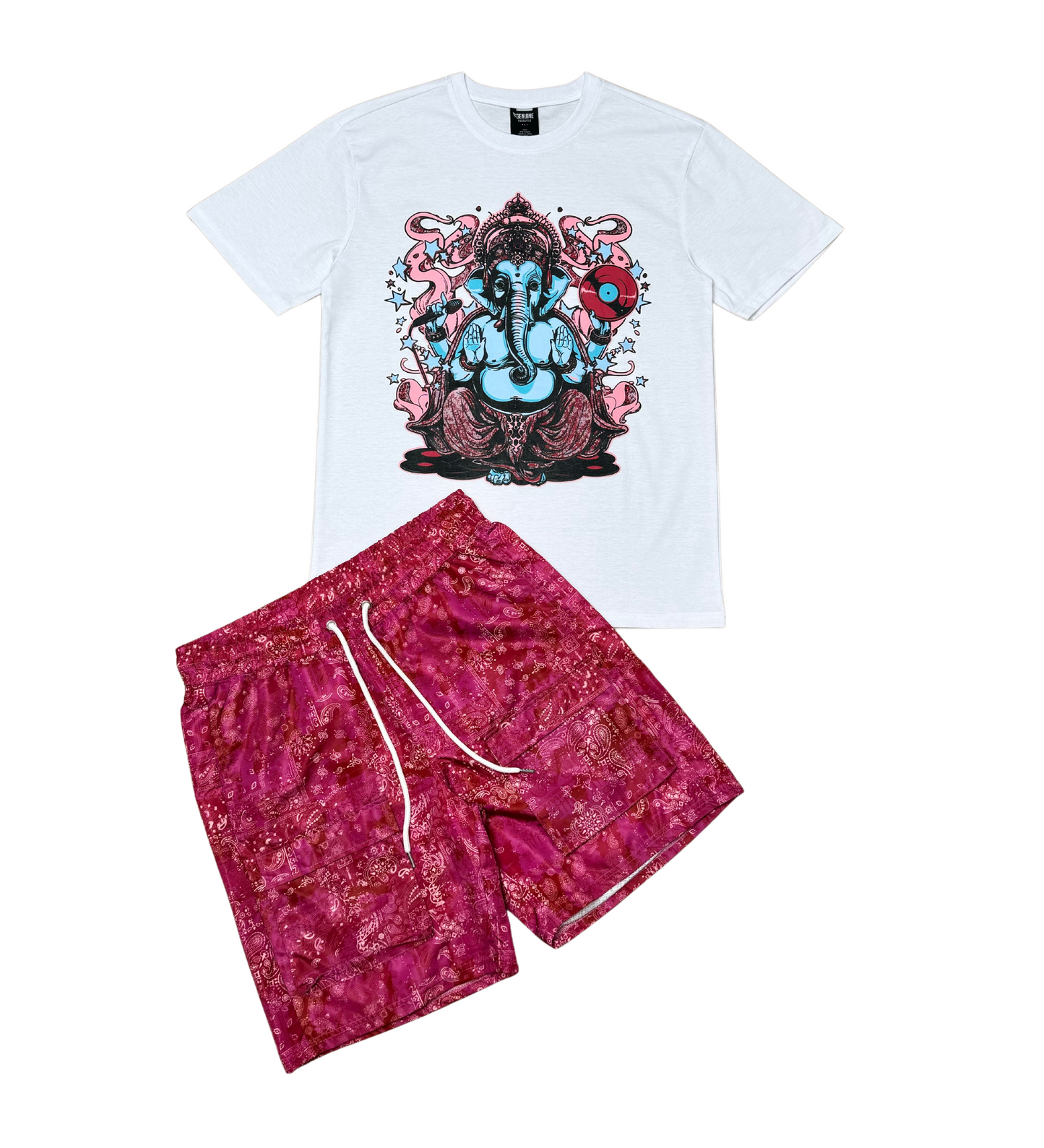 Ganesha tshirt short set