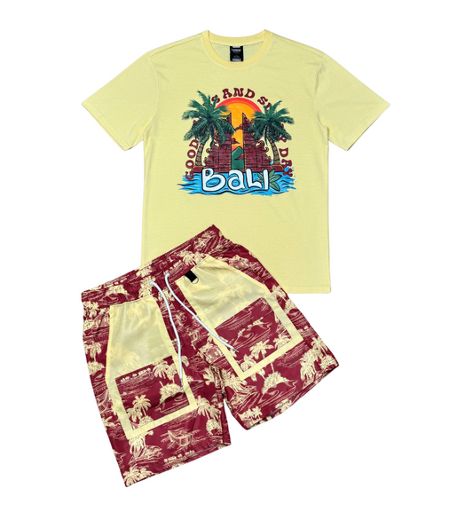 Bali tshirt short set