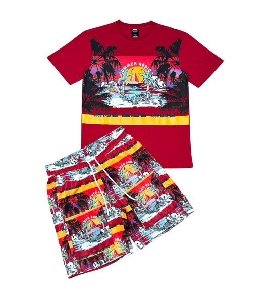 Good vacation tshirt short set