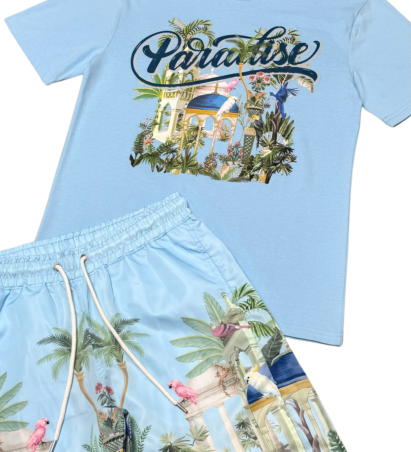 Paradise tshirt short set