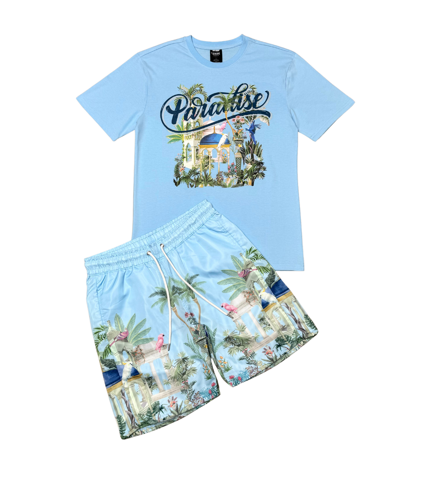 Paradise tshirt short set