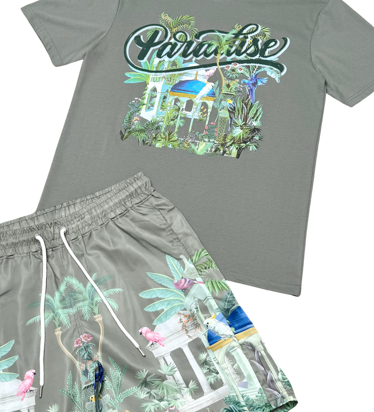 Paradise tshirt short set
