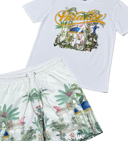 Paradise tshirt short set