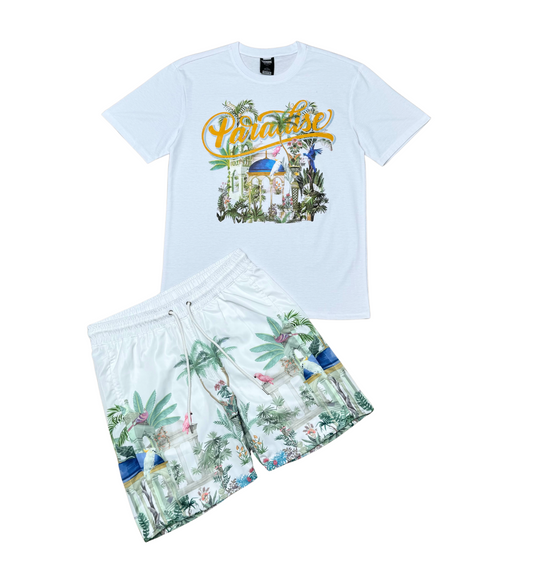 Paradise tshirt short set