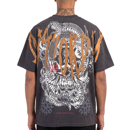 Serpent skull tee