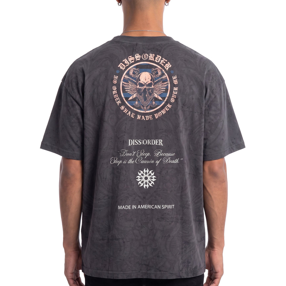 No power over me tee by Dissorder, view 3