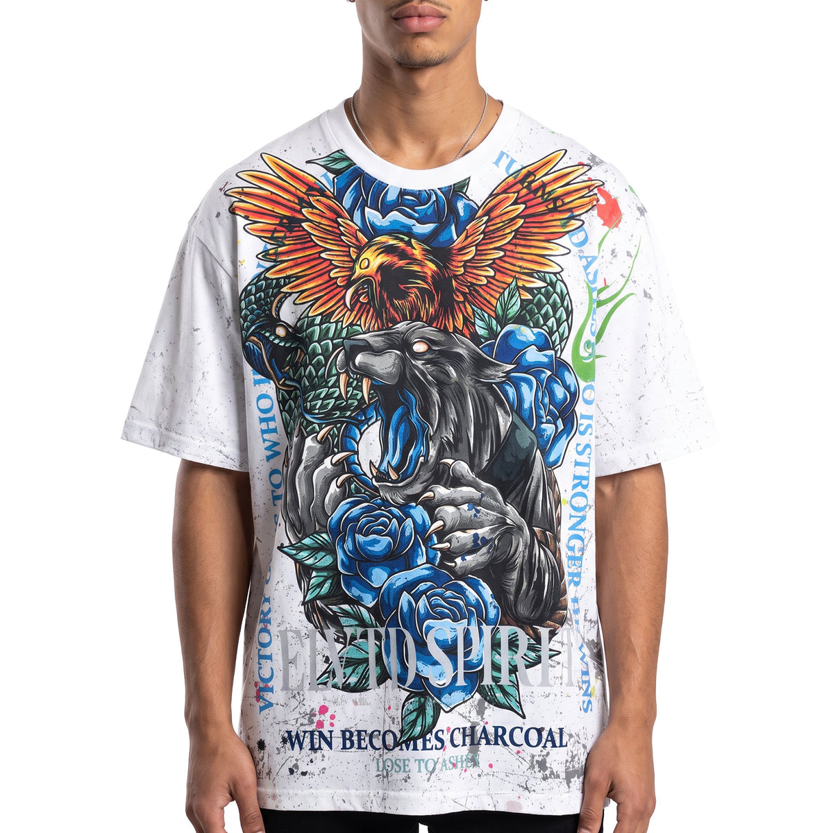 Elevated spirit tee by Dissorder, view 6