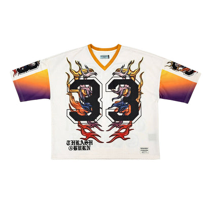 Crash & burn jersey White by Genuine - 1