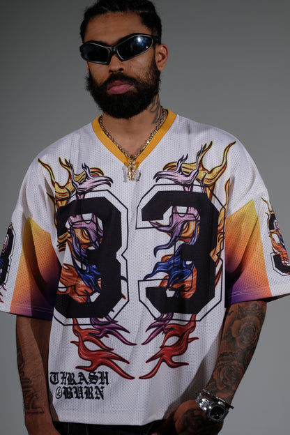 Crash & burn jersey White by Genuine - 2_2