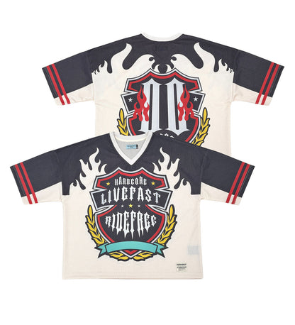 Live fast jersey White by Genuine - 4