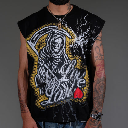 No love lost sleeveless shirt Black by Genuine - 1