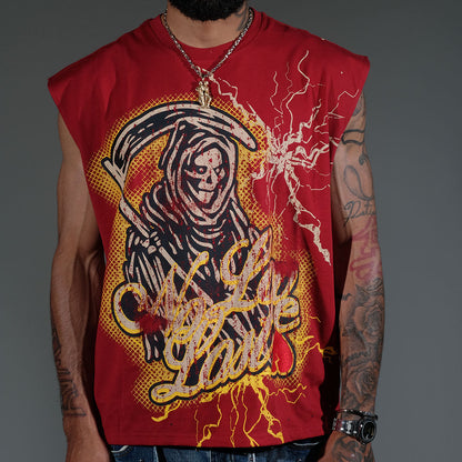 No love lost sleeveless shirt Dark Red by Genuine - 1