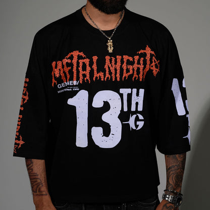 Metal night tshirt Black by Genuine - 1