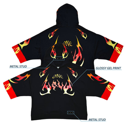 One love short sleeve hoodie By Genuine-7