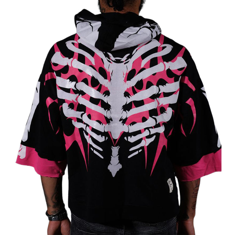 X ray Short Sleeve Hoodie
