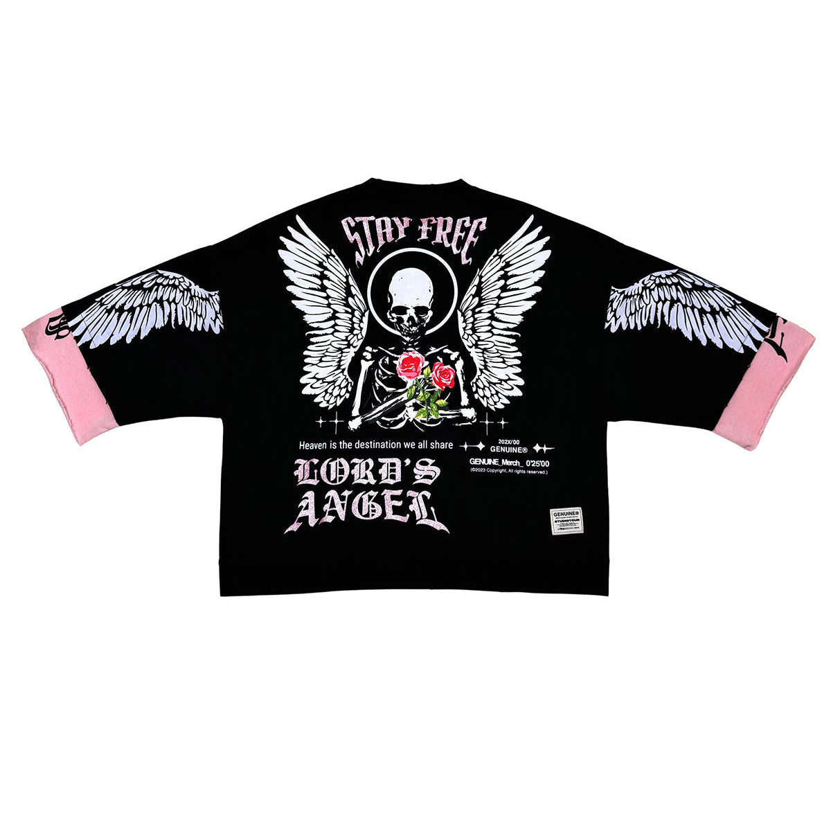 Lord's angel tshirt Black by Genuine - 2