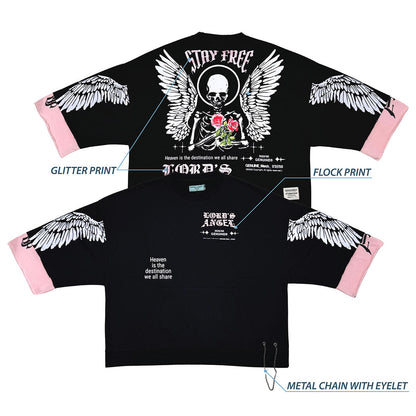 Lord's angel tshirt Black by Genuine - 5