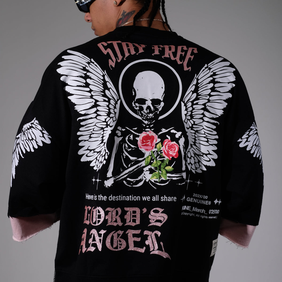 Lord's angel tshirt Black by Genuine - 3_2