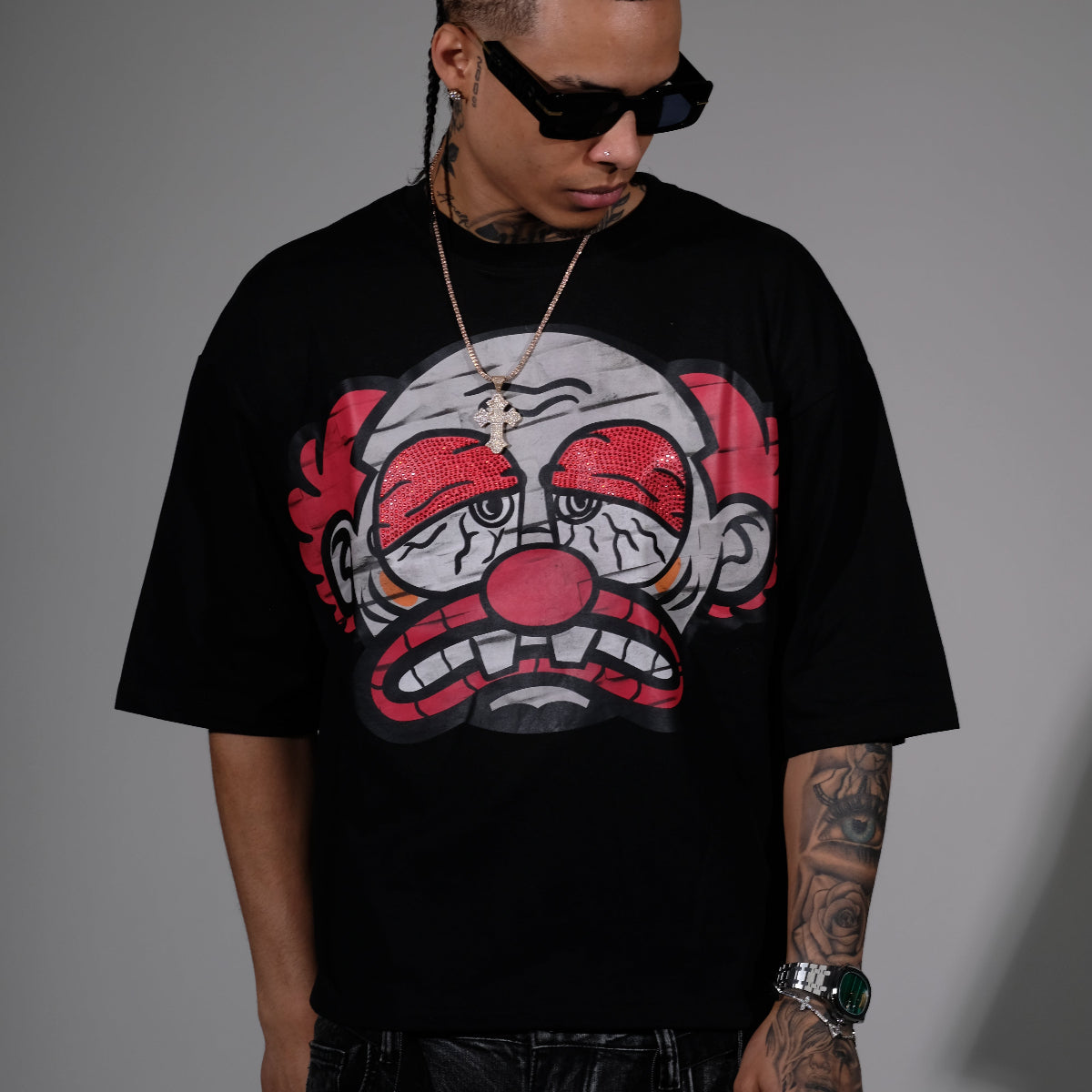 Sad clown tshirt By Genuine-4