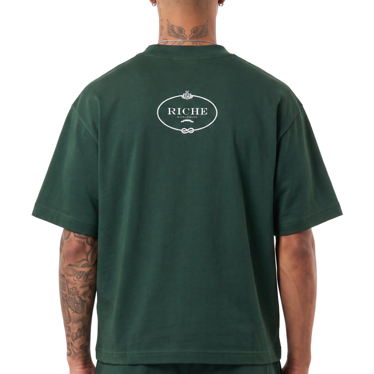 Clone logo heavyweight boxy t-shirt by Vie+Riche, view 2