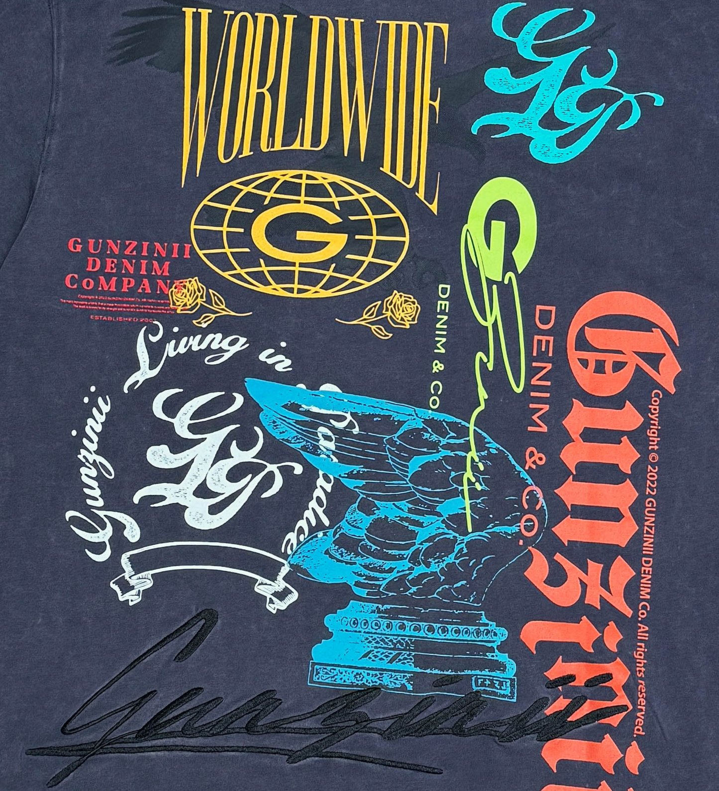 Flying high eagle zinii tee