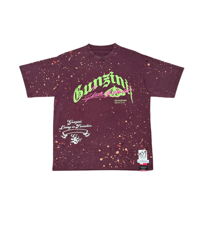 Living in paradise zinii splatter tee