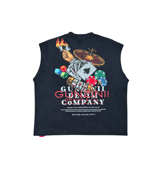 Gunzinii Rolling Dice Sleeveless Top Black 1