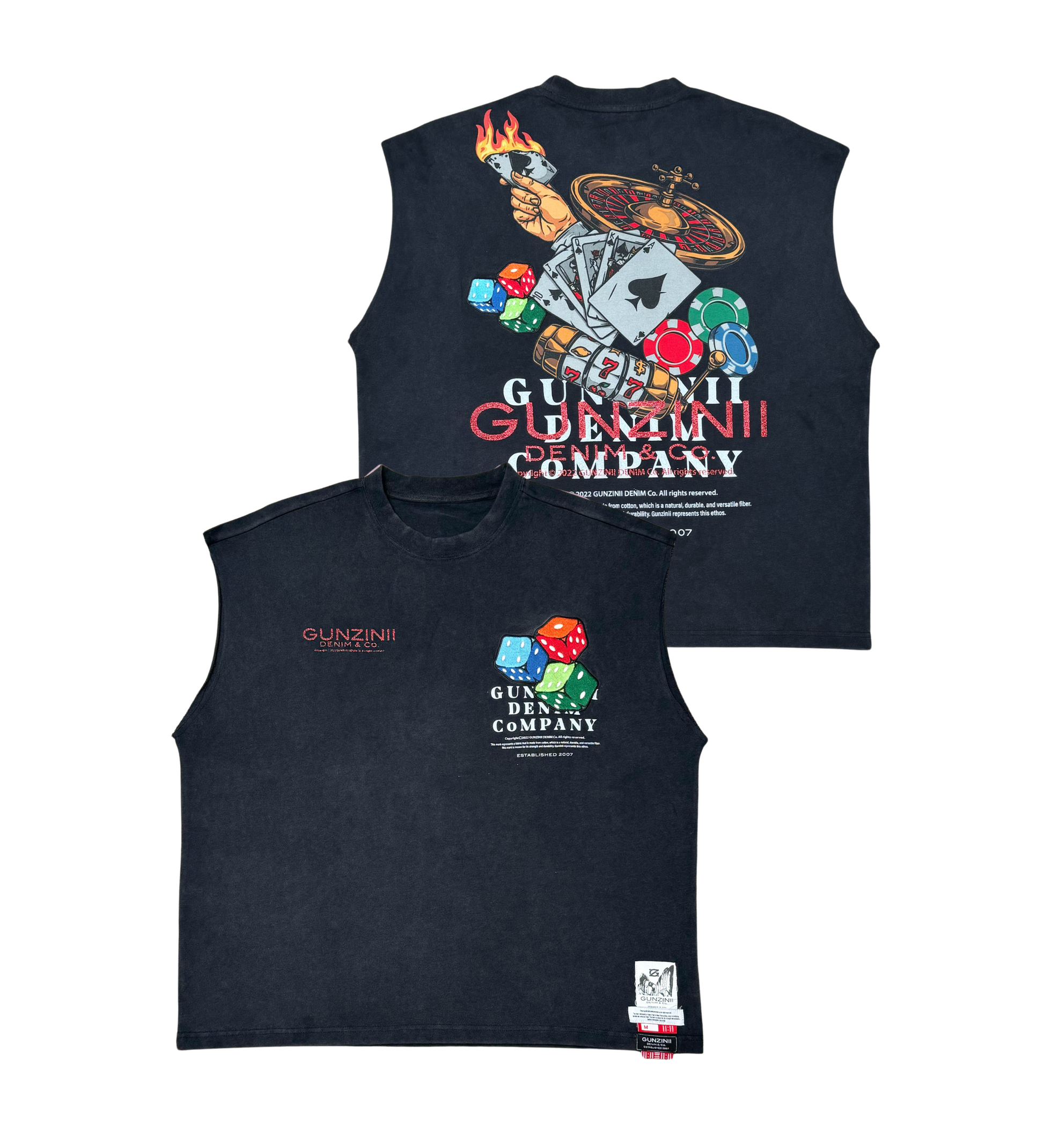 Gunzinii Rolling Dice Sleeveless Top Black 5