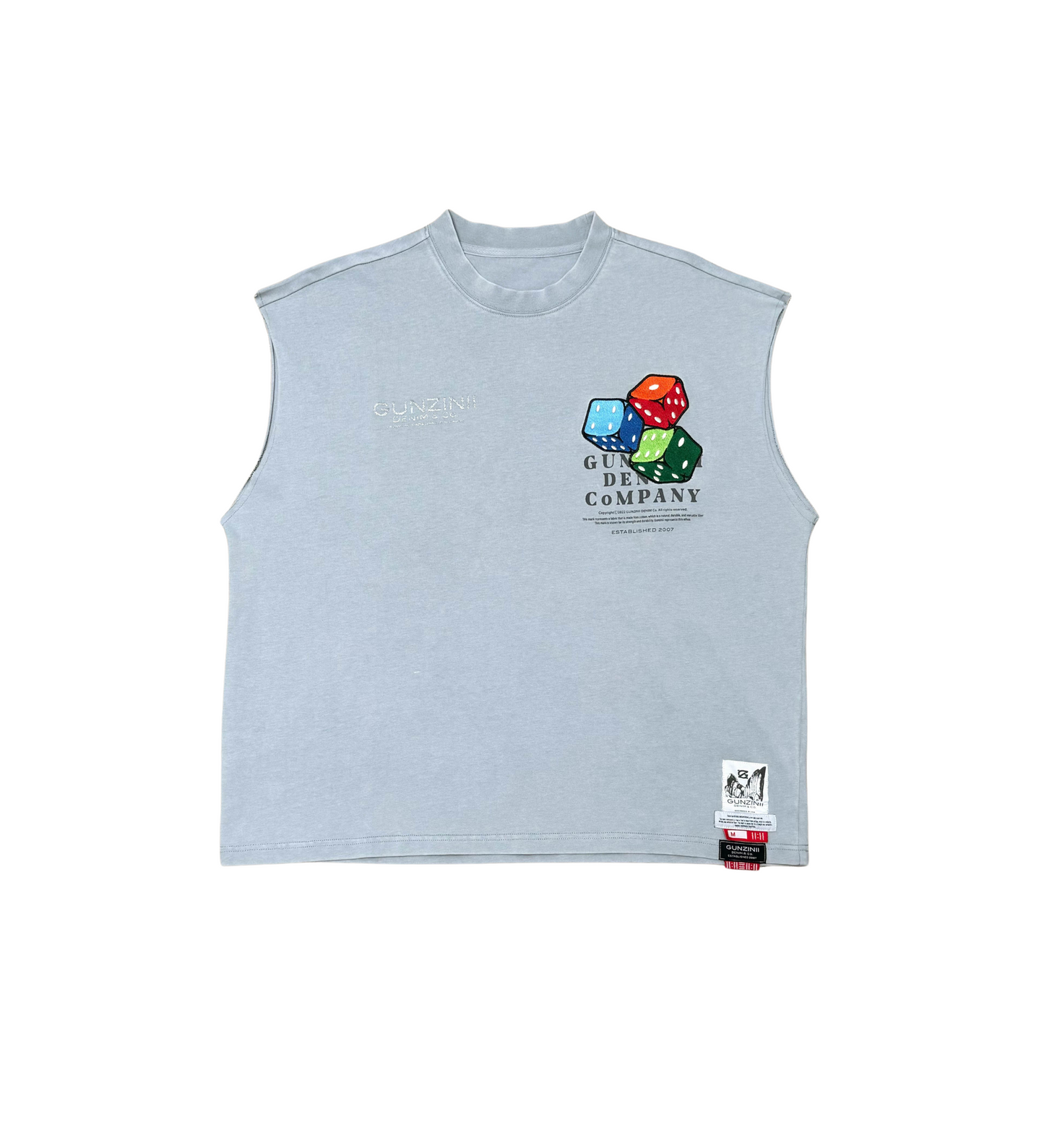 Gunzinii Rolling Dice Sleeveless Top Grey 4