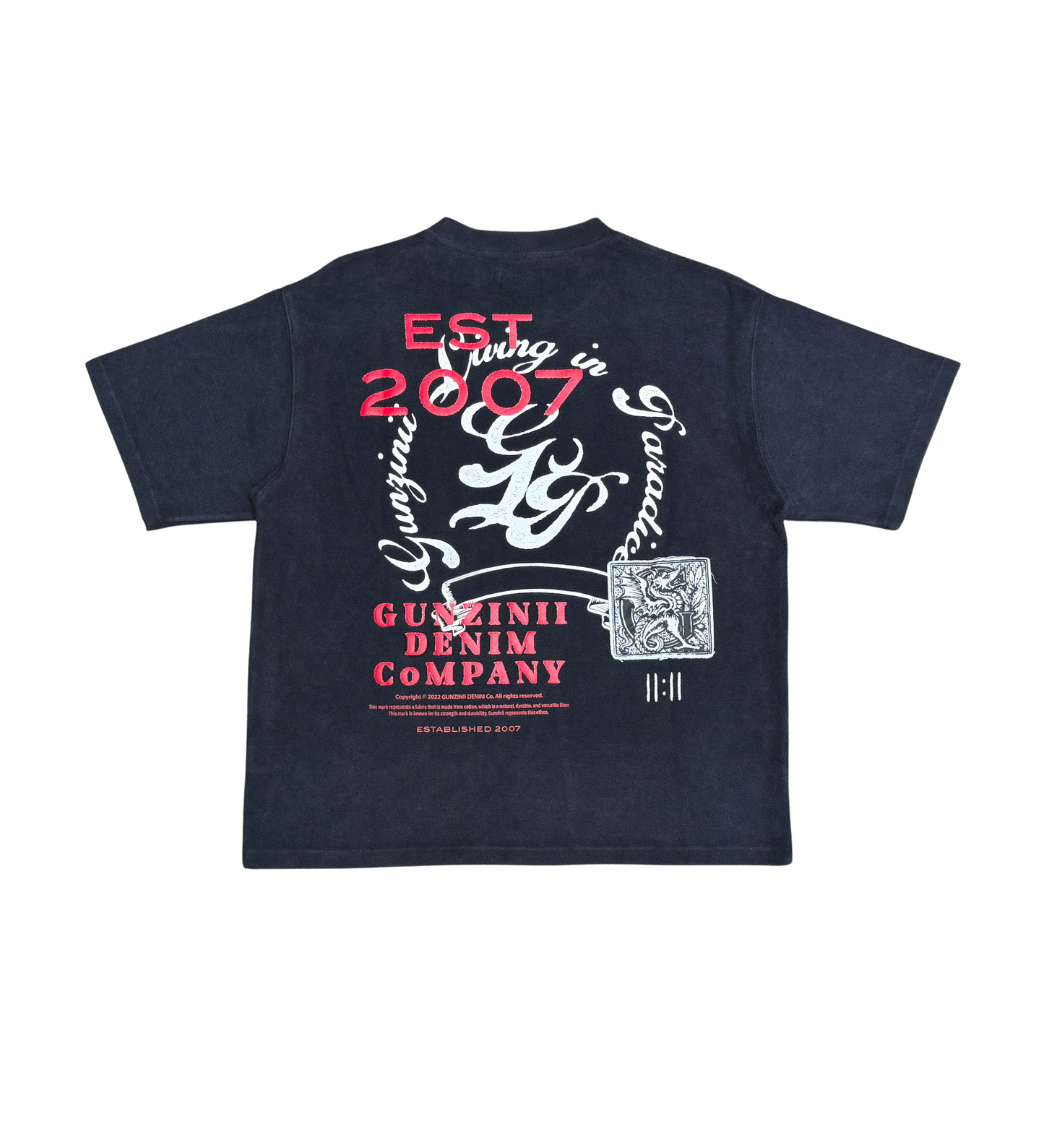 Dragon reverse french terry top