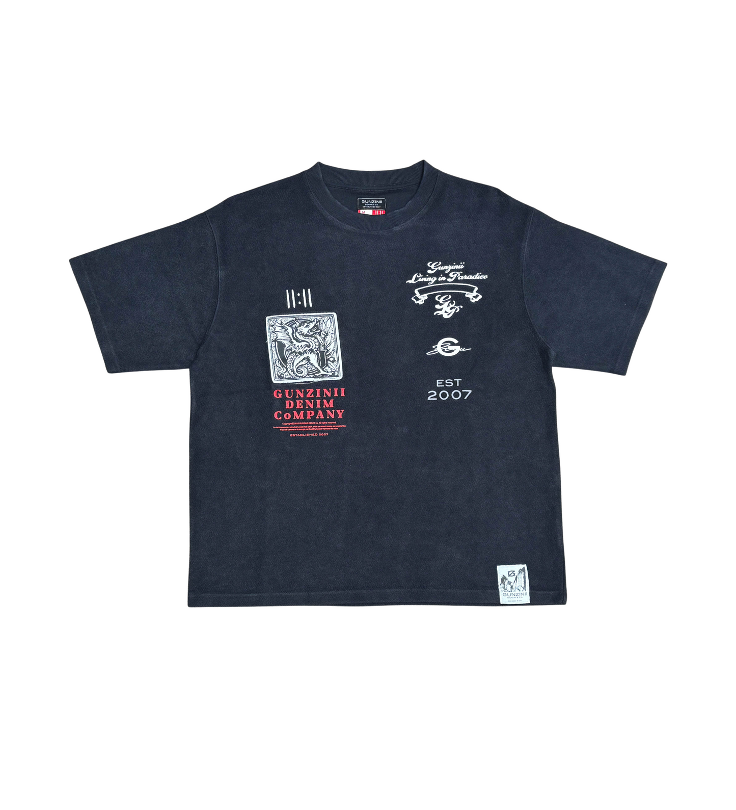 Dragon reverse french terry top