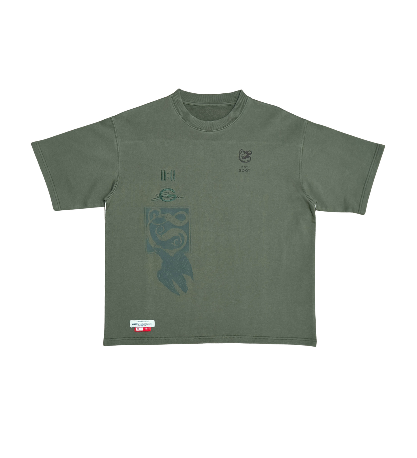 Graffiti cut & sew french terry top
