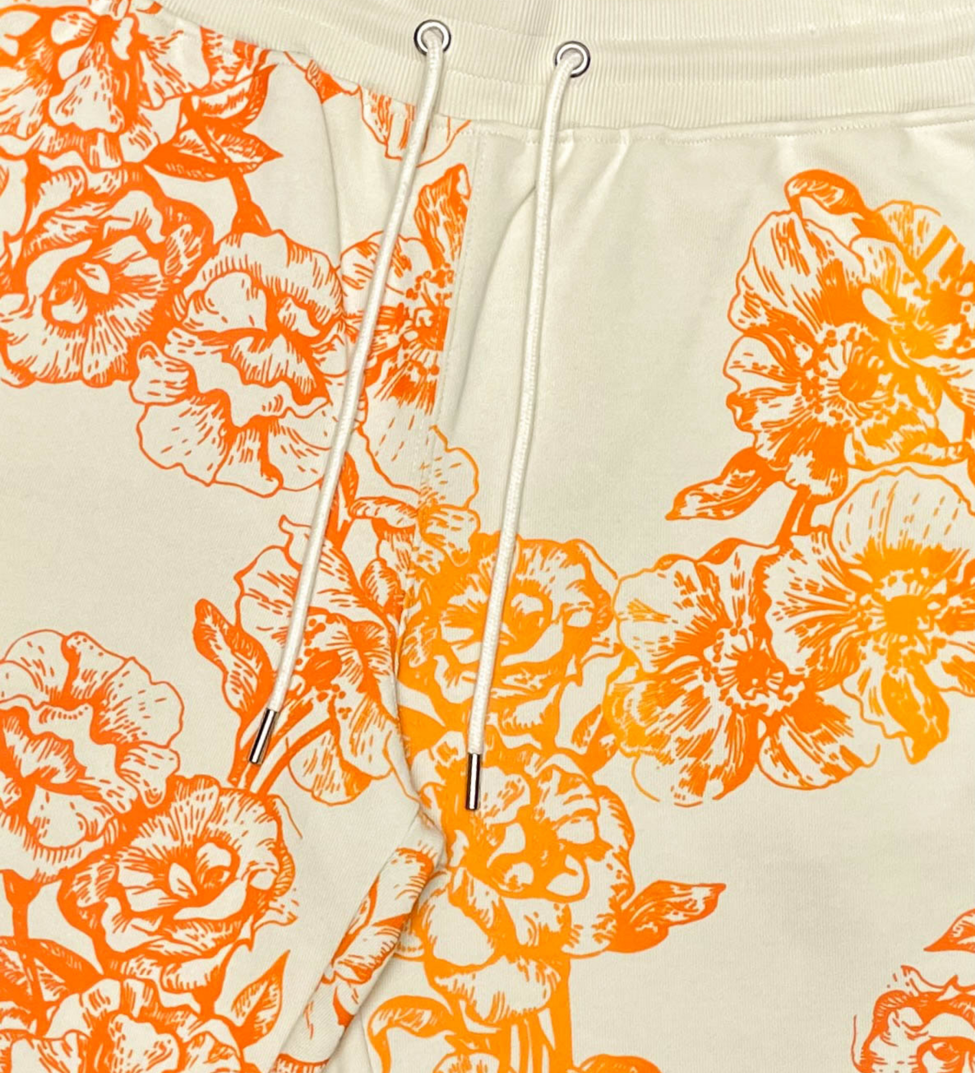Red Tag Floral Flock Short - Seed Pearl | Red Tag Brand _3