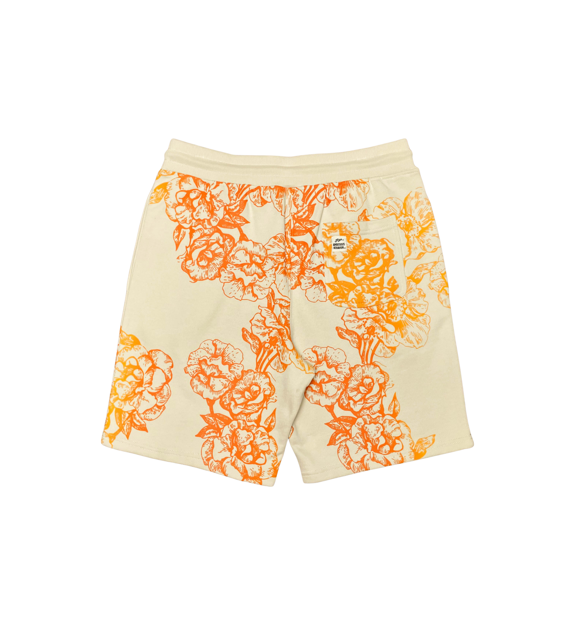 Red Tag Floral Flock Short - Seed Pearl | Red Tag Brand _2