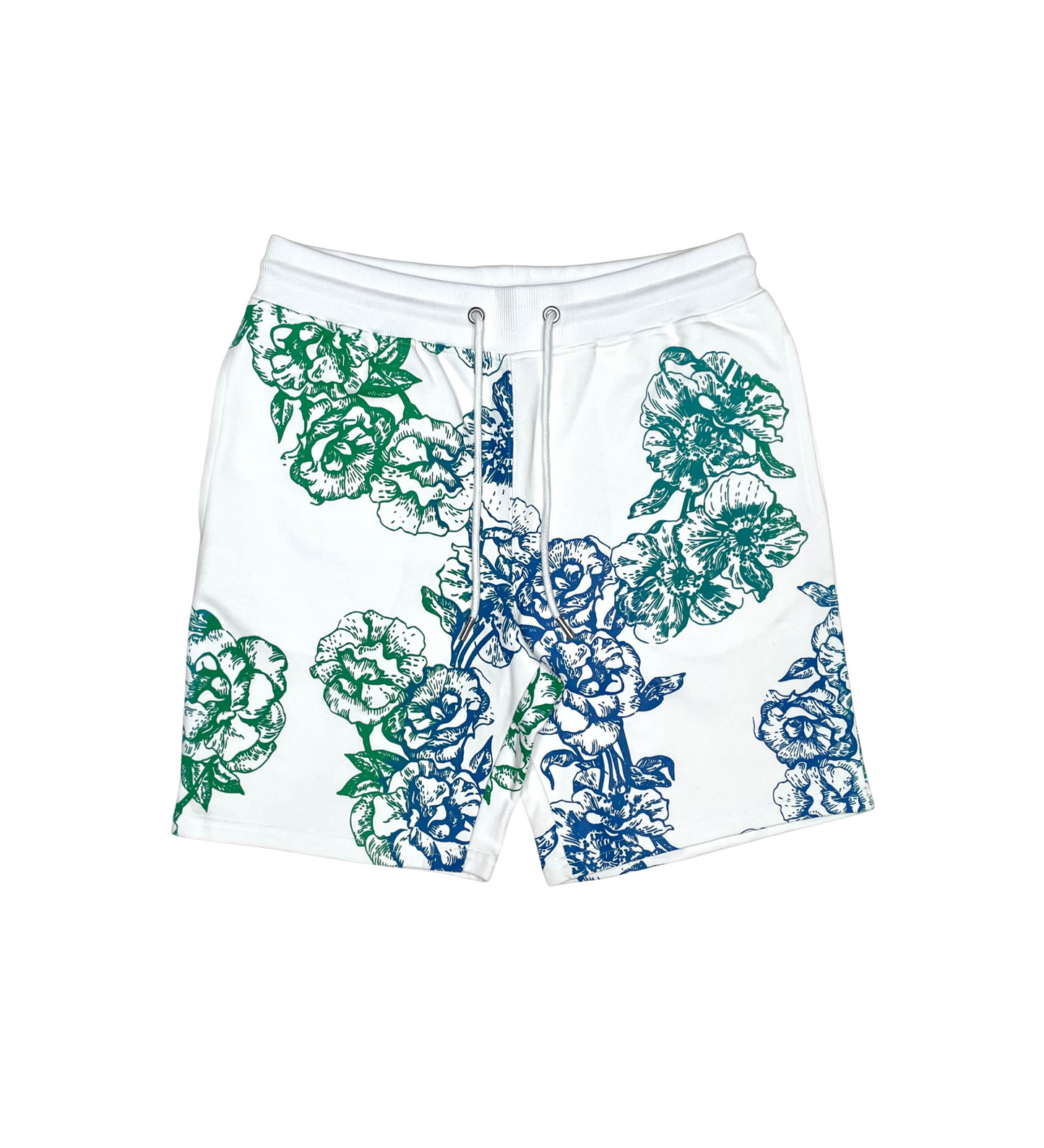Red tag floral flock short