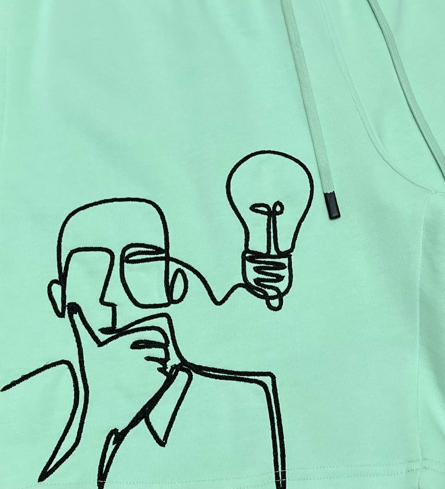 Red Tag Ambitious Thinking Short - Pastel Green | Red Tag Brand _3
