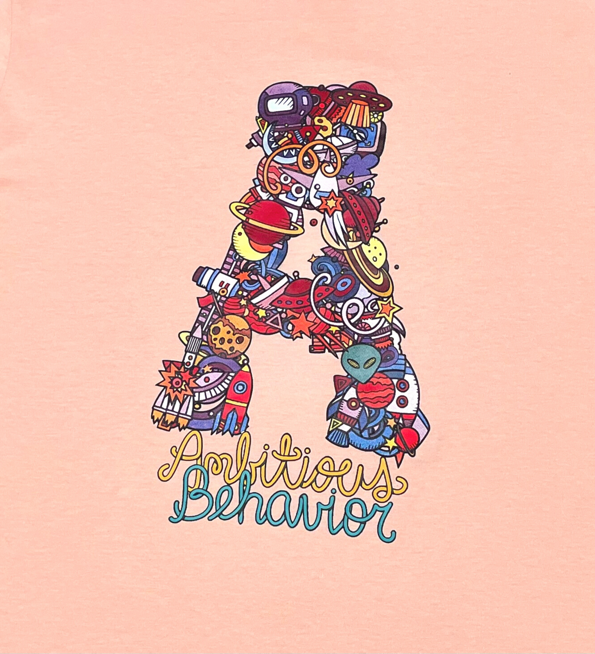 Red Tag Ambitious Tee - Bellini Pink | Red Tag Brand _3