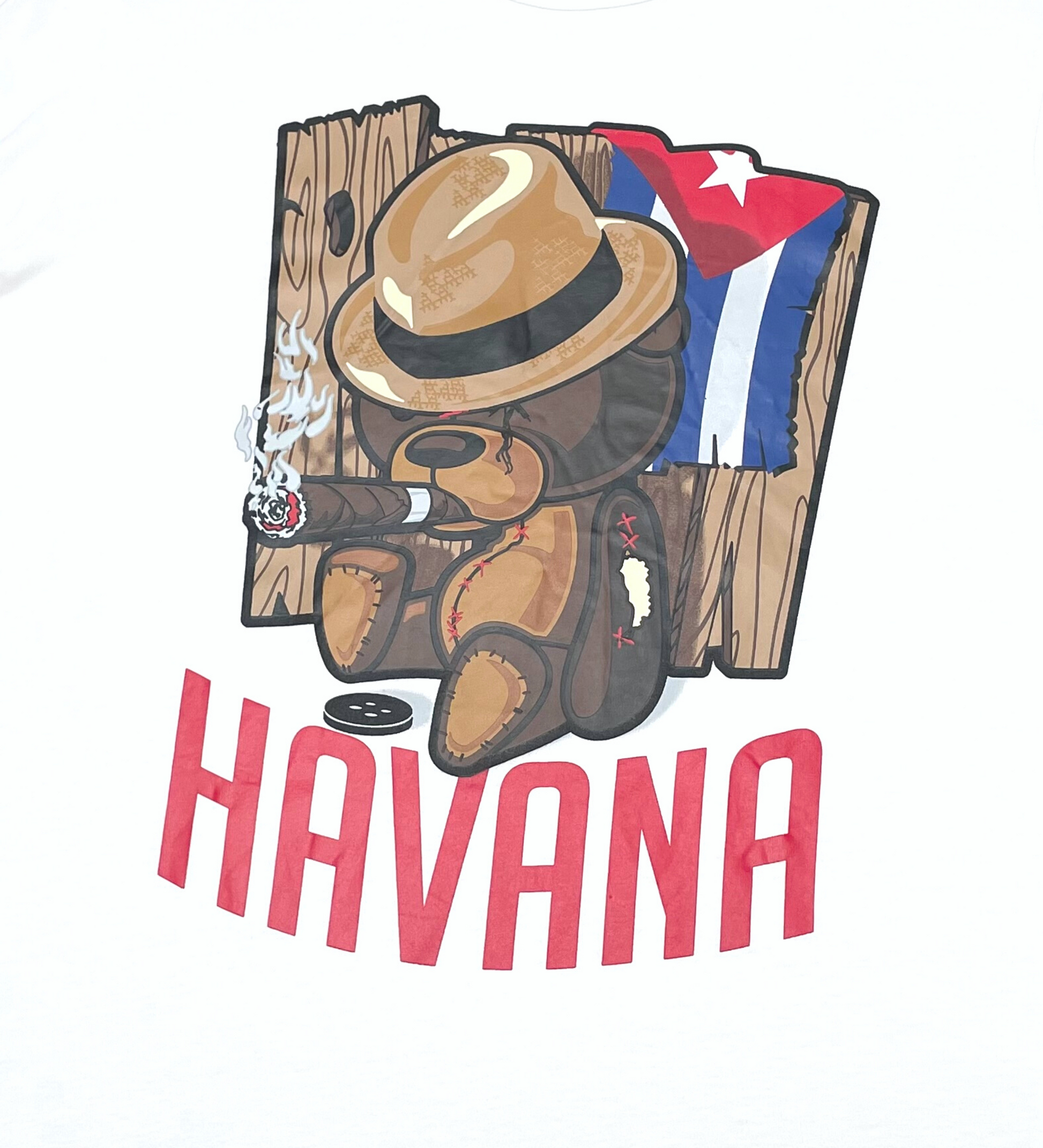 Red Tag Havana Tee - Snow White | Red Tag Brand _3