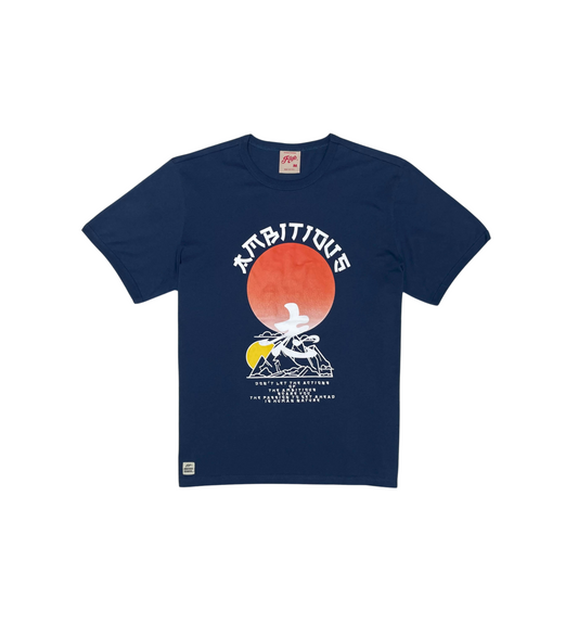 Red Tag Kanji Tee - Navy | Red Tag Brand _1