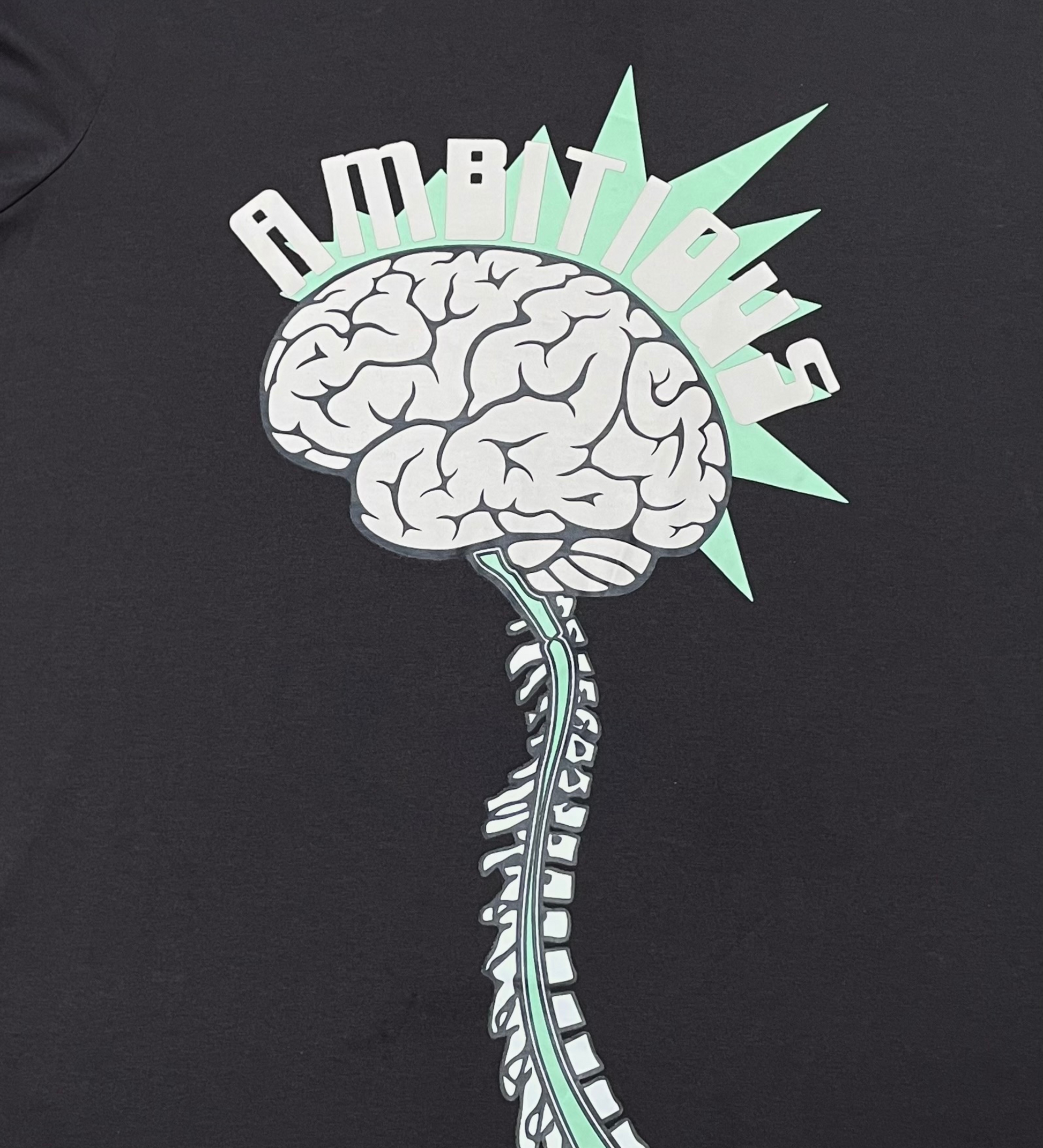 Red Tag Ambitious Thinking Tee - Black / Olive | Red Tag Brand _3