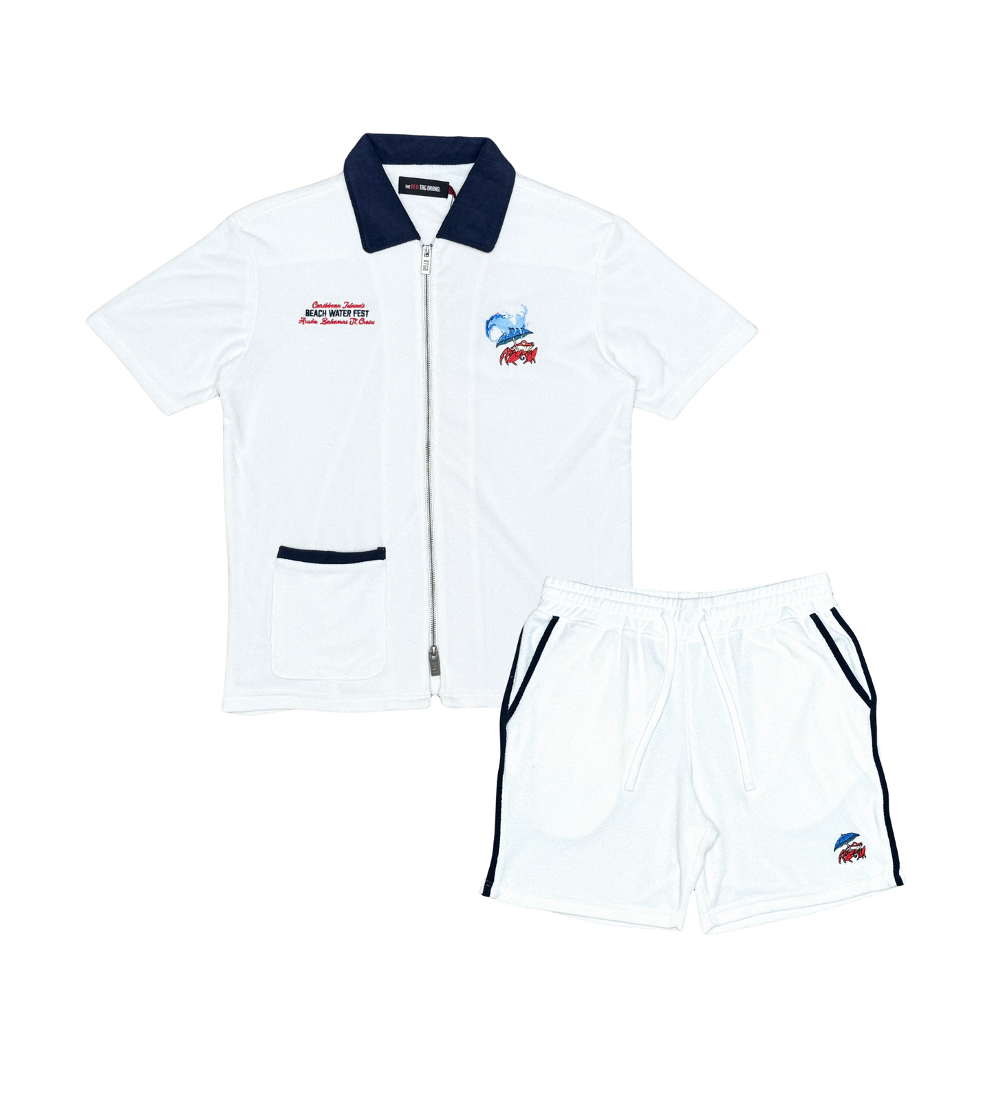 Rtgb zip up terry top