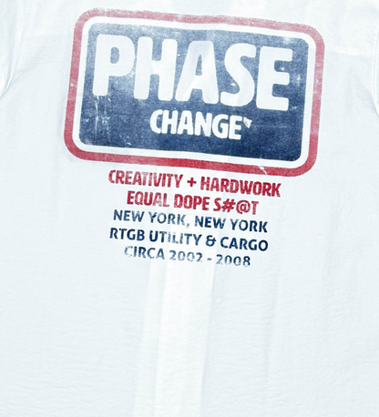 Phase change button up
