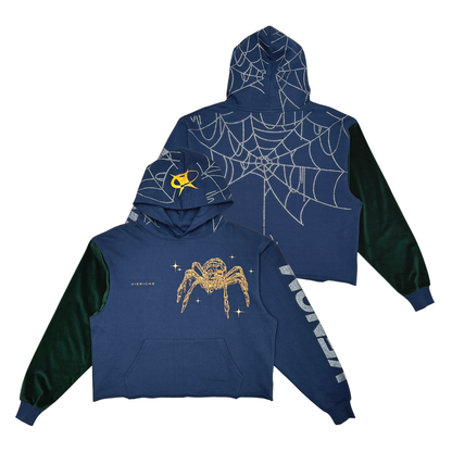 Venom biker cropped hoodie By Vie+Riche-5